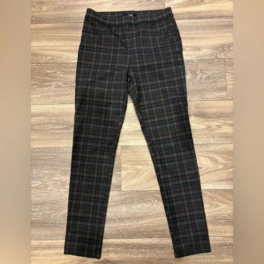 Sanctuary Dark Plaid Leggings Size Medium